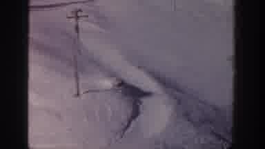 Aspen Colorado USA (1961): Aerial View Of Ski Slope