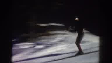 Aspen Colorado USA (1961): The Person Scatting In The Snow