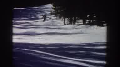 Aspen Colorado USA (1961): Multiple Skiers Tearing Down Some Slopes In The Fresh