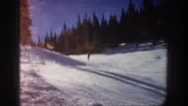 Aspen Colorado USA (1961): Two Persons Doing A Wonderful Ride For The Cooling