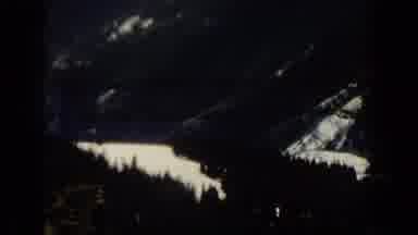 Aspen Colorado USA (1961): One Person Going To The Picnic In The Island And