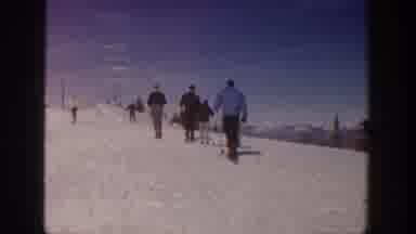 Aspen Colorado USA (1961): Snow Scatters Are Waiting For Our GameIt Is Very