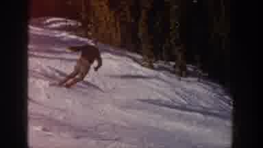 Aspen Colorado USA (1961): A Man Enjoying His Holiday By Skiing