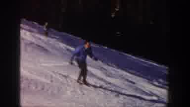 Aspen Colorado USA (1961): Skiing In The Snow Man Joy Moment
