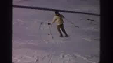 Aspen Colorado USA (1961): Skiing Down A Hill