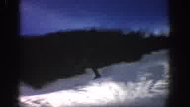 Aspen Colorado USA (1961): The Person Scatting On The Snow