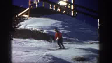 Aspen Colorado USA (1961): The Boys Are Enjoy Game In Skating With The Snow