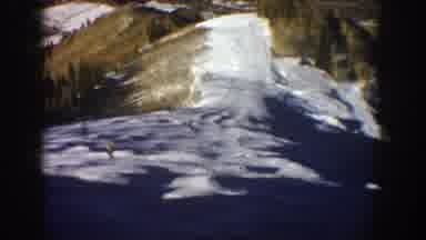 Aspen Colorado USA (1961): Few Guys Ice Skating In A Snow Land With Lot Of Trees