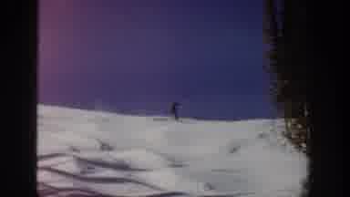 Aspen Colorado USA (1961): Ski Down A Mountain While Zigzagging