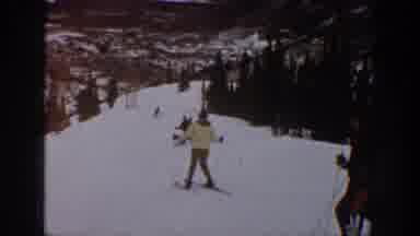Aspen Colorado USA (1961): First Day Of Vacation, I Can See The Team Practice