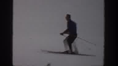 Aspen Colorado USA (1961): One Person Going To Skating In Island And Another