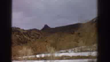 Aspen Colorado USA (1961): Panoramic View Of Snowy Field With Hills And