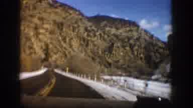 Aspen Colorado USA (1961): Traveling On Highway Through Mountains During The