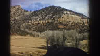 Aspen Colorado USA (1961): View Of Mountain Spotted With Trees On Beautiful Day