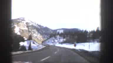 Aspen Colorado USA (1961): Mountains With Roads While Taking A Vacation Trip