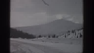 Aspen Colorado USA (1961): View Of Snow Covered Mountains And Trees On A Winter