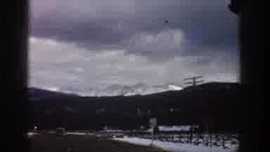Aspen Colorado USA (1961): Field View With Snow On Typical Winter Day With