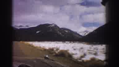 Aspen Colorado USA (1961): View From A Car Of A Great Mountain