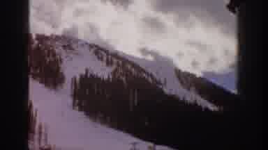 Aspen Colorado USA (1961): Snow Mountain Lovely Weather All Mountain Covered With