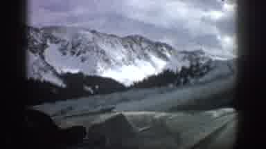 Aspen Colorado USA (1961): Beautiful Scenic View Of A Snow Covered Mountain Range