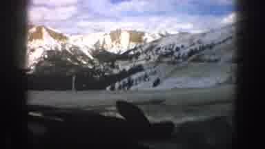 Aspen Colorado USA (1961): The Vehicle Passes In The Rode