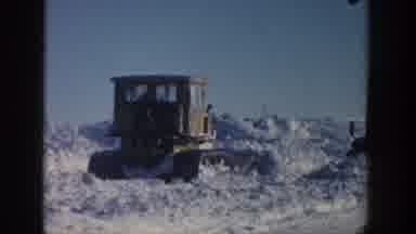 Aspen Colorado USA (1961): Two Industrial Machines Plowing Through Large Amounts
