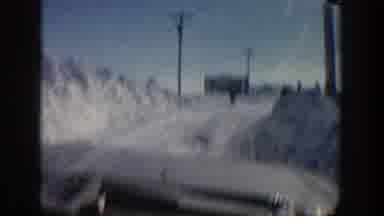 Aspen Colorado USA (1961): Vehicle Road Person Attention Care