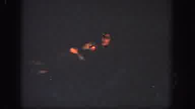 Atlanta Georgia USA (1951): A Person Swimming In The River At The Night