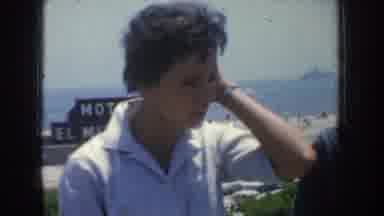 California USA (1952): Hanging Out At The Beach With Friends And Colleagues
