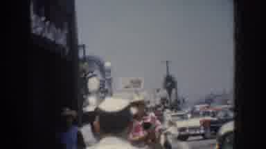 California USA (1952): Film Of Marching Band In The Streets