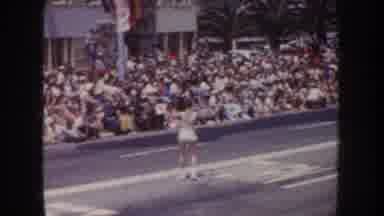California USA (1952): The Girl Dancing And Order Wise Music Equipment In The