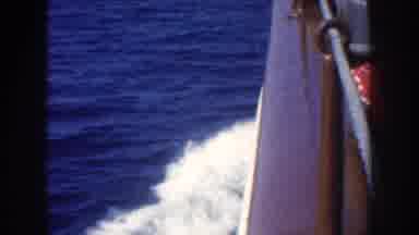 California USA (1952): Old Footage Of Ships In The Middle Of The Ocean