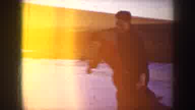 North Dakota USA (1953): Two Mans Played The Ground