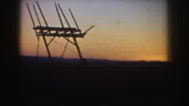 South Dakota USA (1953): The Lights Shone But Couldn't Dazzle The Sunset