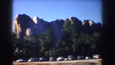 South Dakota USA (1953): Shows Traveling Through Mountain Areas With Trees And