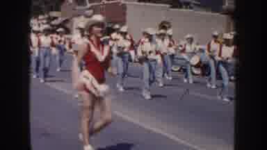 South Dakota USA (1954): Crowd Parade In The United States