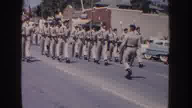 South Dakota USA (1954): Women Are Doing March Past
