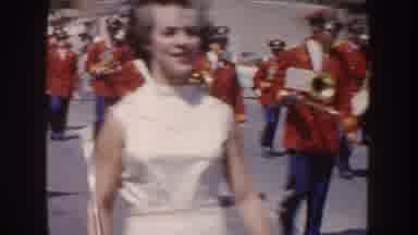 South Dakota USA (1954): Marching Band In A Parade