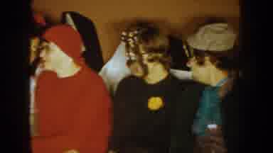 South Dakota USA (1954): Gentlemen Dressed Up Differently In Various Face Masks
