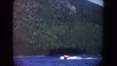 South Dakota USA (1954): The Boat Riding In The Water