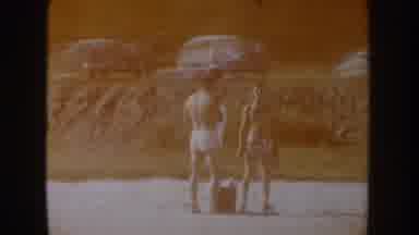 South Dakota USA (1954): People Getting Out Of Their Cars To Have A Picnic Or To