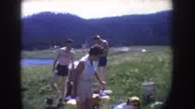 South Dakota USA (1954): Classic Family Vacationing At Lake