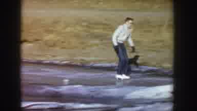 Idaho USA (1955): Ice Skates Practicing Sport Men