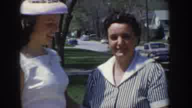 Idaho USA (1955): Girls Went To Picnic Eating Food And Chit Chatting