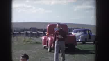 Idaho USA-1955: Picnicking On The Family Acreage, It's Nice Out In The Field