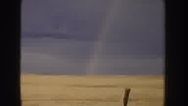 Idaho USA (1955): The Rainbow Are Appear In The Sky It Is Looking So Beautiful