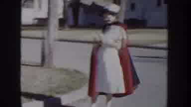 Idaho USA (1955): A Lady Is Heading Towards A House