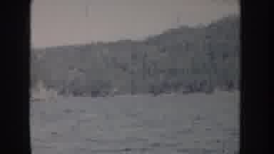 Idaho USA (1955): Speedboat Sailing On River Of Rare Beauty Surrounded By