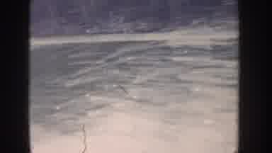 Idaho USA (1955): Water In A River Shot From A Speed Boat And Water Splashing Up