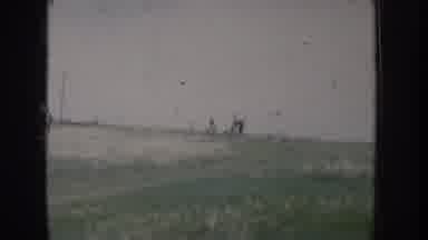 Idaho USA (1955): The Two Persons Are Enjoying The Fastest Horse Riding